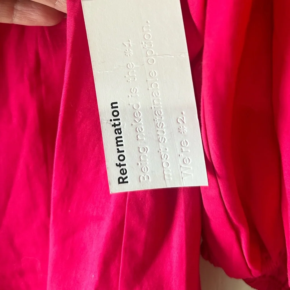 Reformation pink Farley dress - Picture 5 of 10